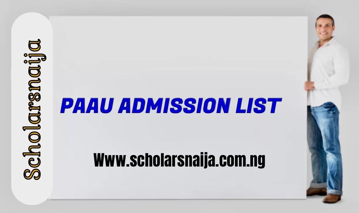 PAAU Admission List