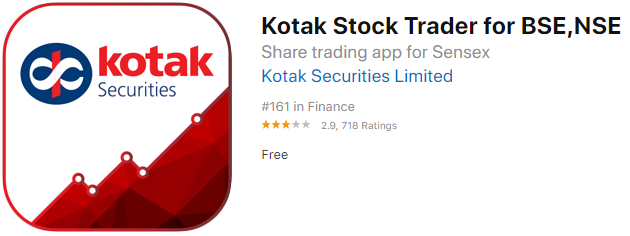 Kotak Stock trader mobile app