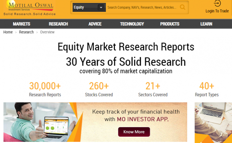 Motilal Oswal Stock Broker Review