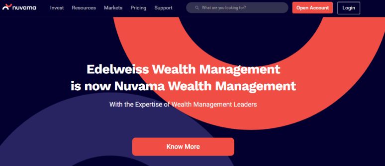Nuvama wealth & investment (former Edelweiss broking)